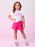Conjunto Infantil Blusa e Short Strass Momi Mini