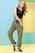 Conjunto de Cropped Regata e Calça Moletom Vic&vicky