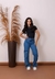Calça Wide Leg Cargo Jeans