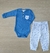 Conjunto de Body Manga Longa e Calça bebê Masculino - comprar online