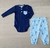 Imagem do Conjunto de Body Manga Longa e Calça bebê Masculino