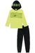 Conjunto Camiseta Manga Longa com Capuz e Calça Jogger Masculino Infantil Luc.Boo - Bzzum Kids e Teens