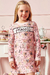 Vestido Moletom sem Pelúcia Estampado Infanti