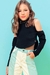 Blusa Cropped Manga Longa Vic&vicky - loja online
