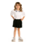 Conjunto de Blusa Bordada e Saia Infantil Gabriela Aquarela