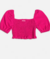 Cropped Lastex Juvenil Pink Iam Authoria - loja online