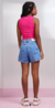 Cropped Rosa com Amarração Teen Juvenil Iam Authoria na internet