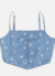 Top Jeans Bordado Iam Authoria - Bzzum Kids e Teens