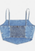 Top Jeans Bordado Iam Authoria - loja online