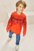 Camiseta Manga Longa em Meia Malha Infantil Menino Luc.Boo na internet