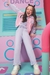 Calça Moletom Wide Leg Menina Infanti