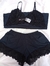 Conjunto BabyDoll Preto com Regulagem na Alça