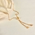 Colar gravatinha com zircônia redonda folheado a ouro 18k - comprar online