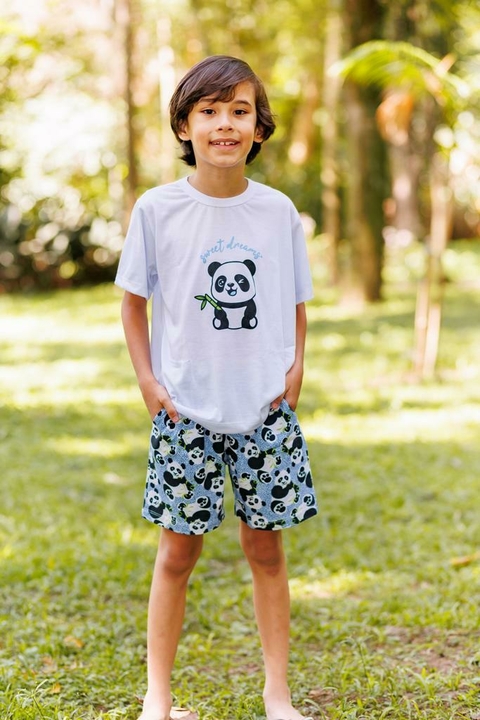 PIJAMA INFANTIL MASCULINO PANDA
