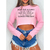 Imagem do MOLETINHO CROPPED ROSA