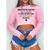 MOLETINHO CROPPED ROSA - loja online