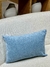 Kit 3 almofadas - Mandala azul e azul liso - ALMOFADITE HOME