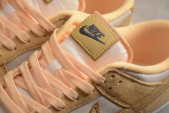 NIKE DUNK LOW GOLD SUEDE BEGE na internet