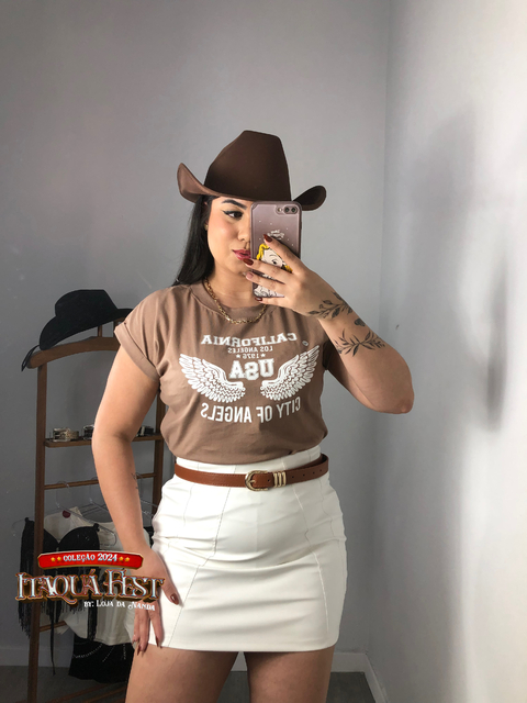 T-SHIRT - MARROM
