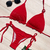 BIQUINI FIO DENTAL - VERMELHO - comprar online