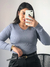 BLUSA LIZ - FLANELADA CINZA