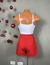 SHORT SAIA VERMELHO - TAM M - Loja da Nanda