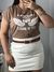 T-SHIRT - MARROM - Loja da Nanda