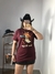 T-SHIRT OVERSIZED - VINHO - comprar online