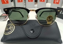 RB 3016 Club Master Negro/Verde G15 - comprar online