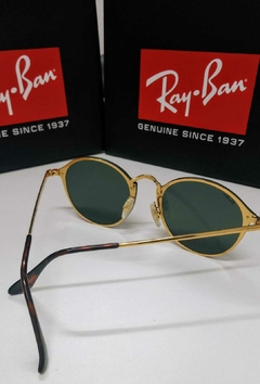 RB 3574 Round blaze dorado verde en internet