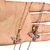 Cadena mariposa cristal rosa - comprar online