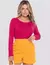 Blusa de Manga Longa gola redonda Feminina - comprar online