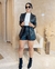 Short de Couro Fake Aila - comprar online