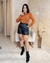 Short de Couro Fake Aila