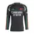 Camisa Arsenal II 24/25 - Manga longa - Torcedor Adidas masculina - Preta com detalhes em verde e vermelho
