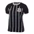 Camisa Corinthians II 23/24 - Torcedor Feminina Nike - Preta com listras brancas