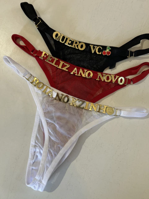 Calcinha tule personalizavél - comprar online