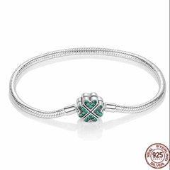 Pulsera Cadena de Serpiente Corona Brillante de Pandora Moments