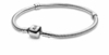 Pulsera de plata de ley y cierre Pandora en plata de ley