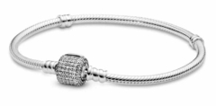 Pulsera Moments Cadena de Serpiente con cierre de firma