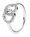 Anillo Pandora Signature Logo Círculos Pavé