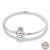Pulsera Cadena de Serpiente Corona Brillante de Pandora Moments