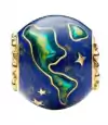 Charm de Globo Terráqueo Azul