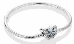 Pulsera Pandora Moments Cadena de Serpiente Cierre Mariposa