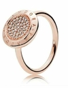 Anillo Pandora Signature Logo Círculos Pavé