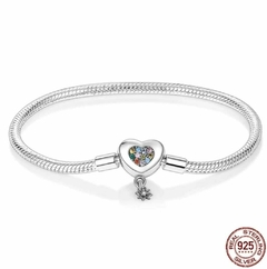 Pulsera Cadena de Serpiente Corona Brillante de Pandora Moments