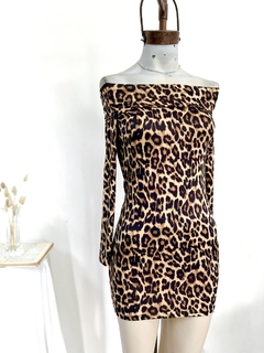 Vestido PULMAN animal - comprar online