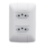 Conjunto 4x2 com Tomada Dupla 2P+T Aria Branco 10A 250V na internet