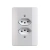 KIT COM 5 TOMADAS DUPLA 10A MILLENIUM - MECTRONIC - Hemael Energia