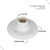 Kit com 10 Plafons Brancos 100W com Bocal de Porcelana na internet